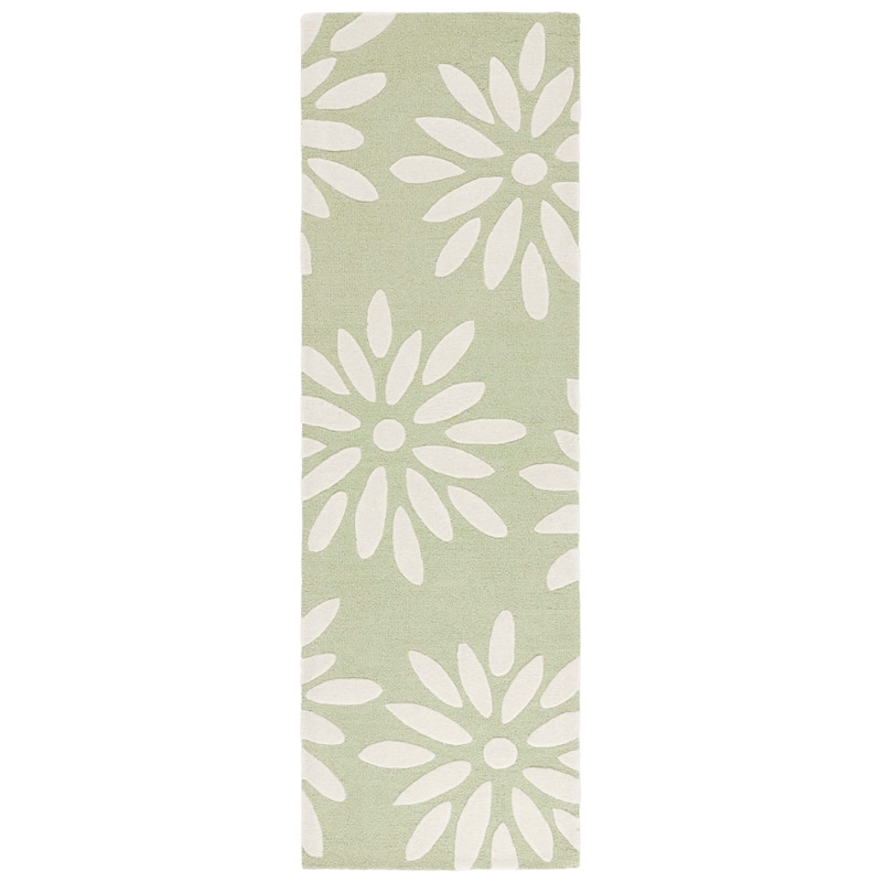 SAFAVIEH Handmade SAFAVIEH Kids Fleurette & Tween Wool Rug