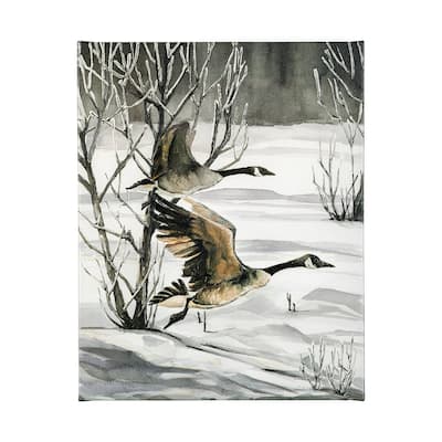 Life in North II (40 x 50) Canvas Art Print