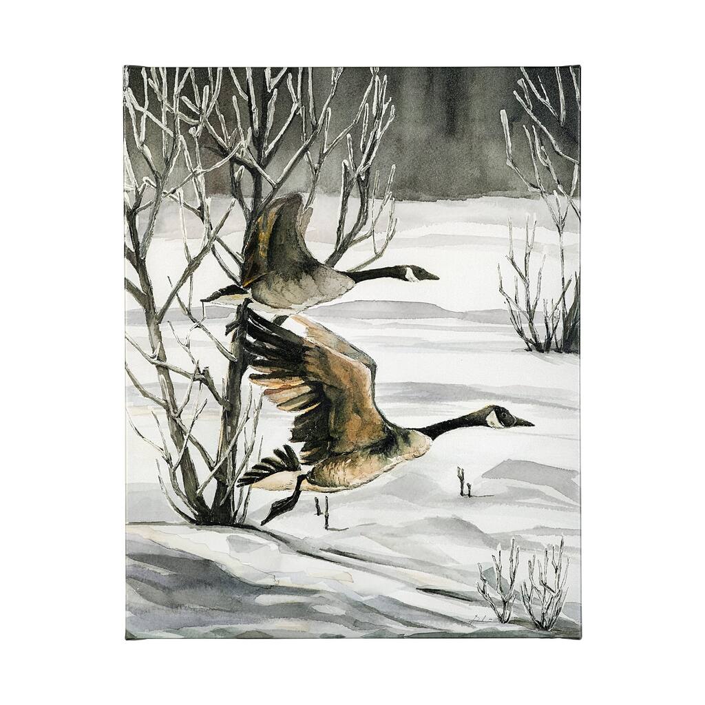 Life in North II (40 x 50) Canvas Art Print