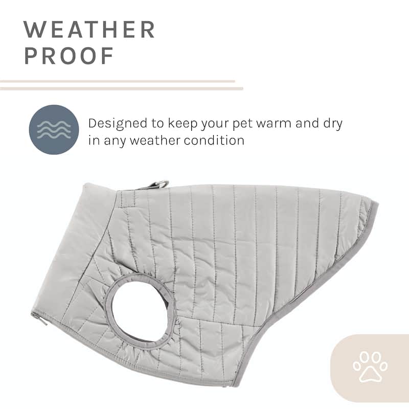 Monty Puffer Jacket In Silver/ Size :Medium - Medium