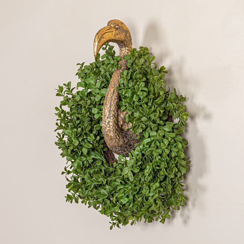 Decorative Resin Bird Bust Wall Décor - 5.8"L x 3.8"W x 11.8"H