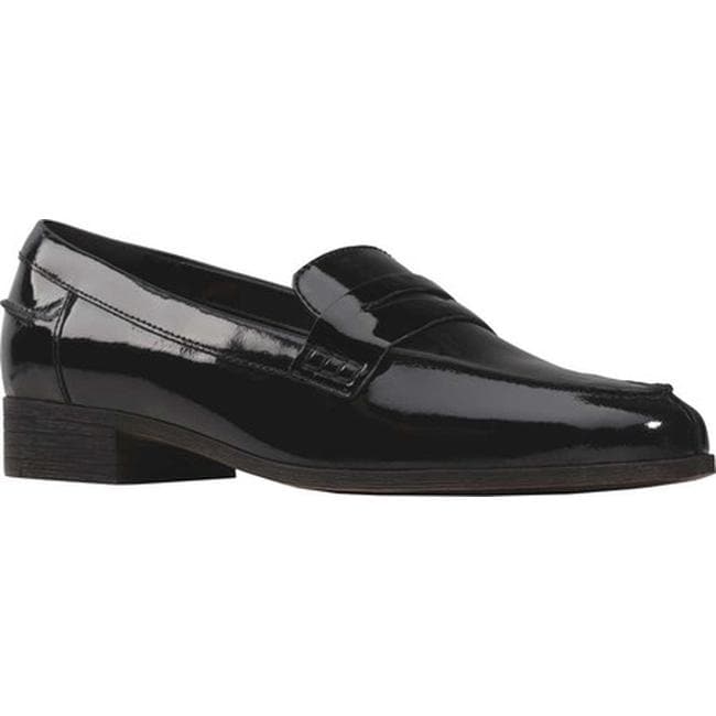 clarks women's patent leather shoes
