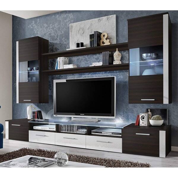 Tv Stands Entertainment Units Wall Unit Media Tv Stand Led Modern Living Room Furniture Entertainment Center Modern Entertainment Centers Tv Stands