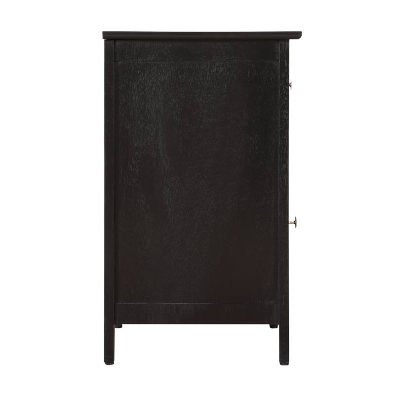 Izzy 1-drawer and Cabinet Wooden Nightstand