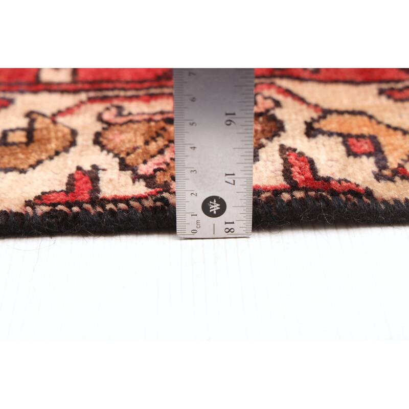 ECARPETGALLERY Hand-knotted Anatolian Vintage Red Wool Rug - 4'3 x 6'7