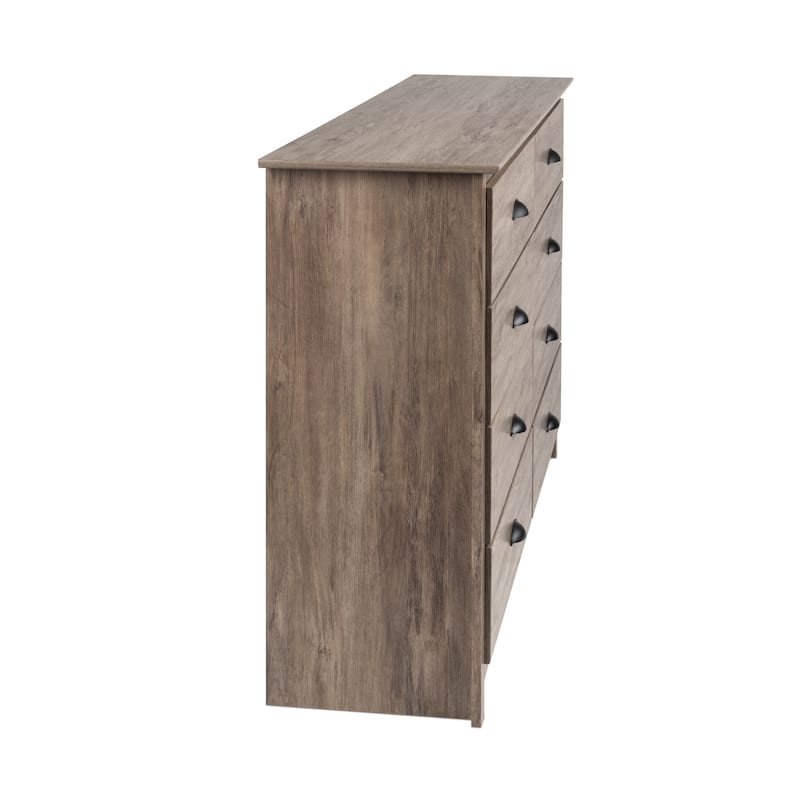 Prepac Sonoma 8 Drawer Double Dresser for Bedroom, Wide Chest of Drawers, Traditional Bedroom Furniture