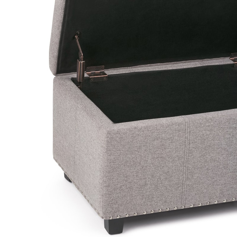 WYNDENHALL Stanford Upholstered Storage Ottoman