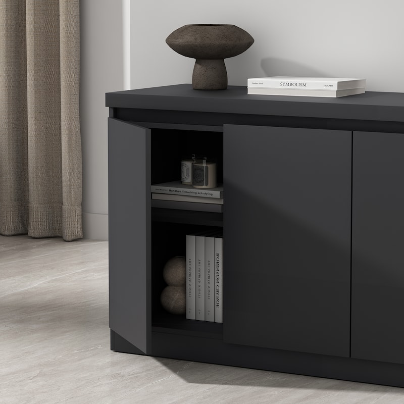 Manhattan Comfort Griffin Modern 6 Shelf Sideboard