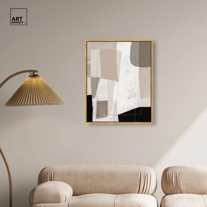 Neutral Forms II Canvas by Art Remedy
