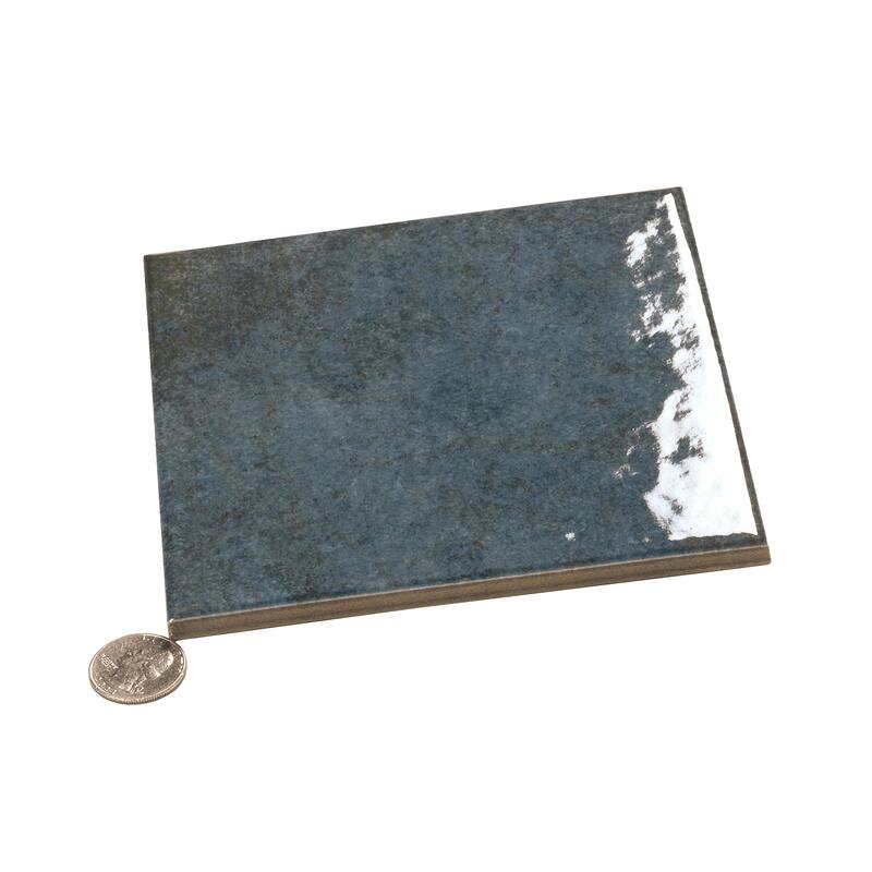 Zahara 6x6 Slate Blue Porcelain Zellige Square Wall and Floor Tile (5.38 sq ft/case) - 22 Pack