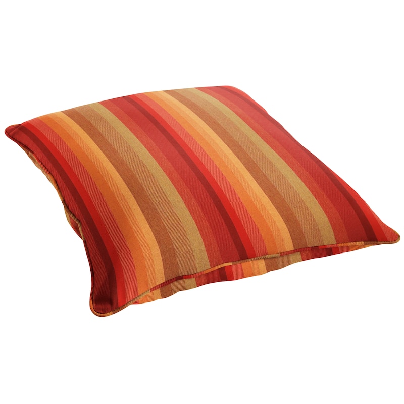 Sorra Home Sunbrella Outdoor Corded Floor Pillow Single - Astoria Sunset