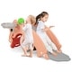 preview thumbnail 12 of 18, Gymax 3-in-1 Kids Slide Rocking Horse Set Convertible Toddler Slide w/