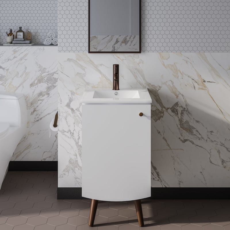 Swiss Madison SM-BV650 Manoir 18" Free Standing Single Basin Vanity