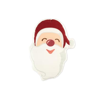 Lush Decor Santa Smile Decorative Pillow Single