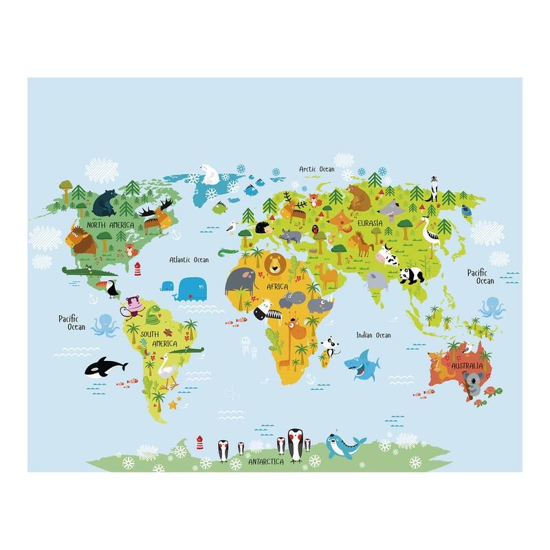 The Whole Wide World Wall Mural