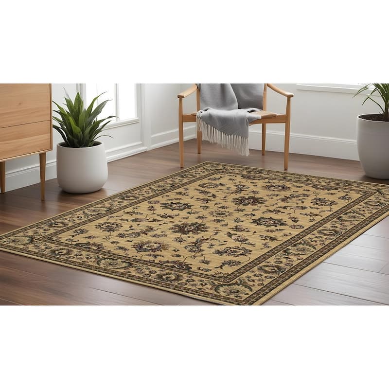 HomeRoots Oriental Traditional Square Area Rug - 94.49 in. x 94.49 in. x 0.43 in. - Square