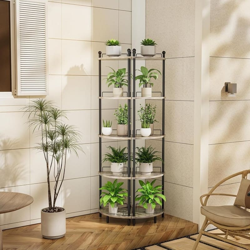 5-Tier Corner Shelf Stand for Bathroom