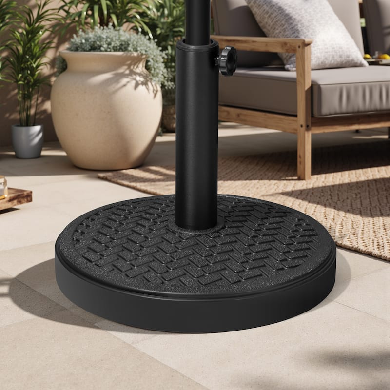 VredHom 30/45 LBS Heavy Duty Patio Market Umbrella Base