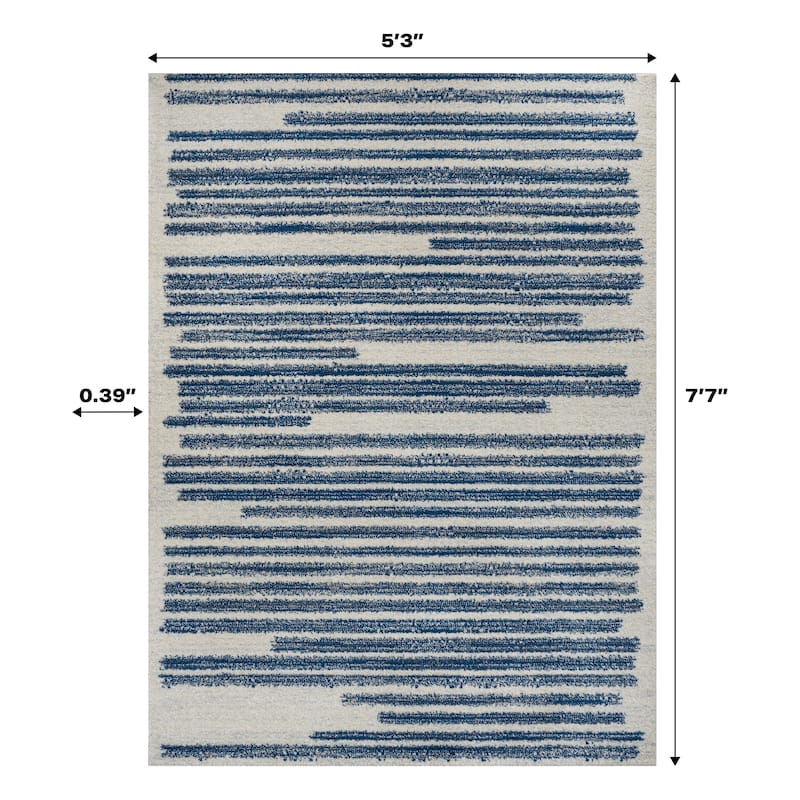 JONATHAN Y Aksil Modern Berber Stripe Area Rug