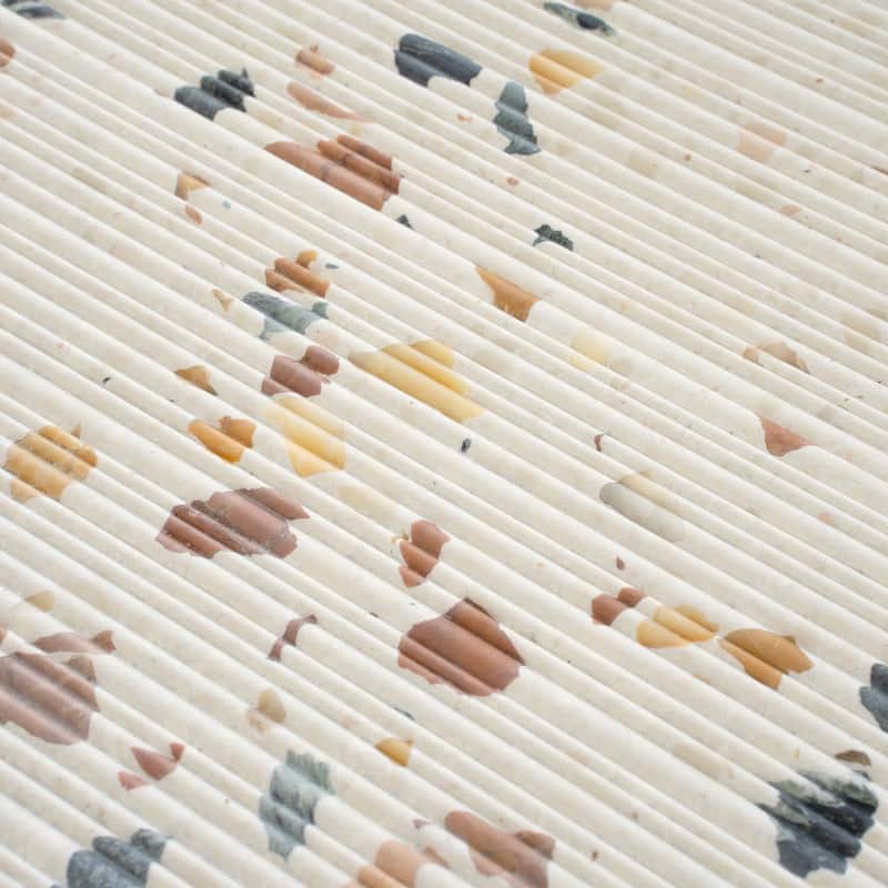 Terraforma 12x24 in. Beige Textured Terrazzo Large Wall Tile (7.75 sq ft/case, 4-Pack)