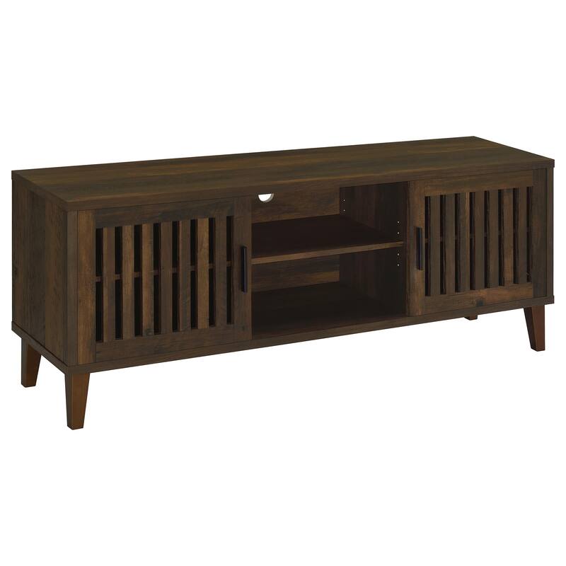 Sedona 2-Door Engineered Wood 60" Tv Stand Dark Pine - Dark Pine