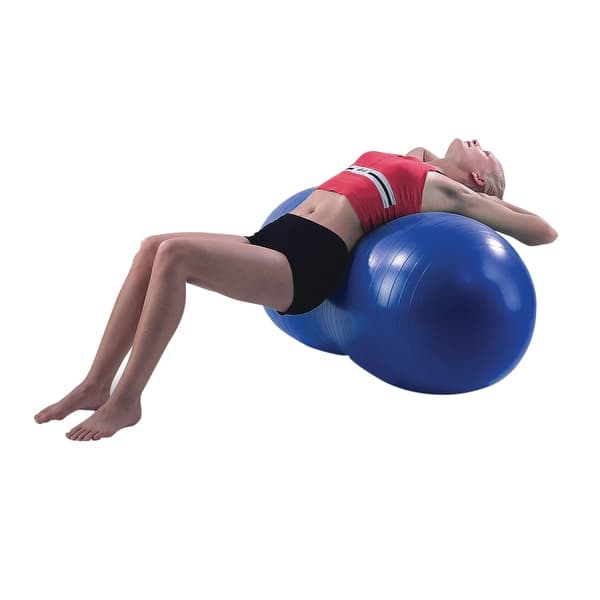 CanDo Inflatable Exercise Saddle Roll - Blue - 32 CanDo Inflatable Exercise Saddle Roll - Blue - 32