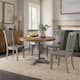 Option Antique Grey Chairs w Antique Grey Table