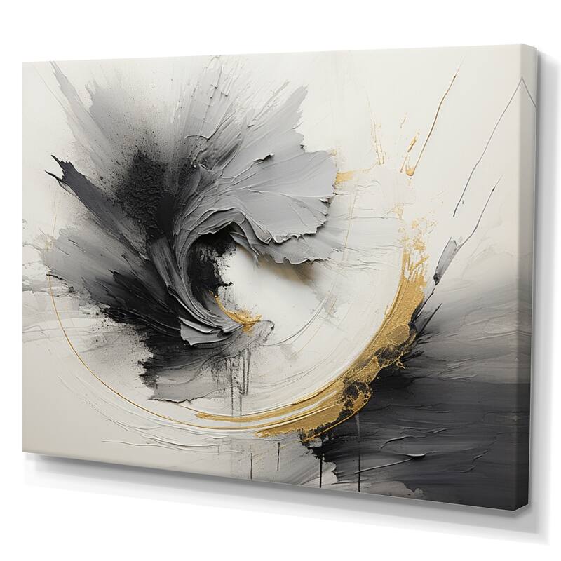 Designart "Infinite Motion III" Abstract Spirals Wall Art Living Room
