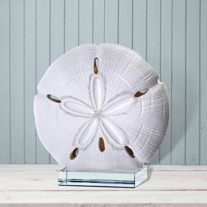 Resin Sand Dollar On Acryl 8"