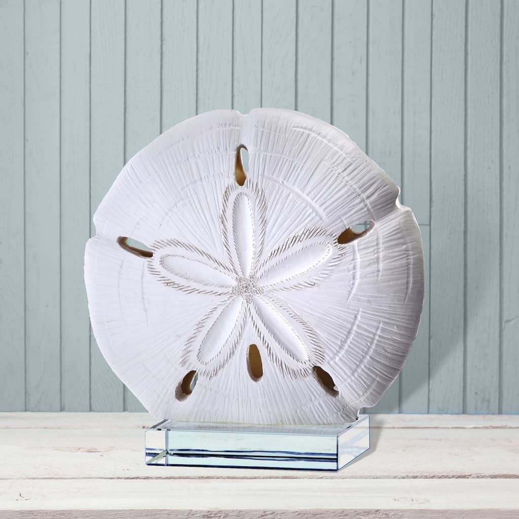 Resin Sand Dollar On Acryl 8"