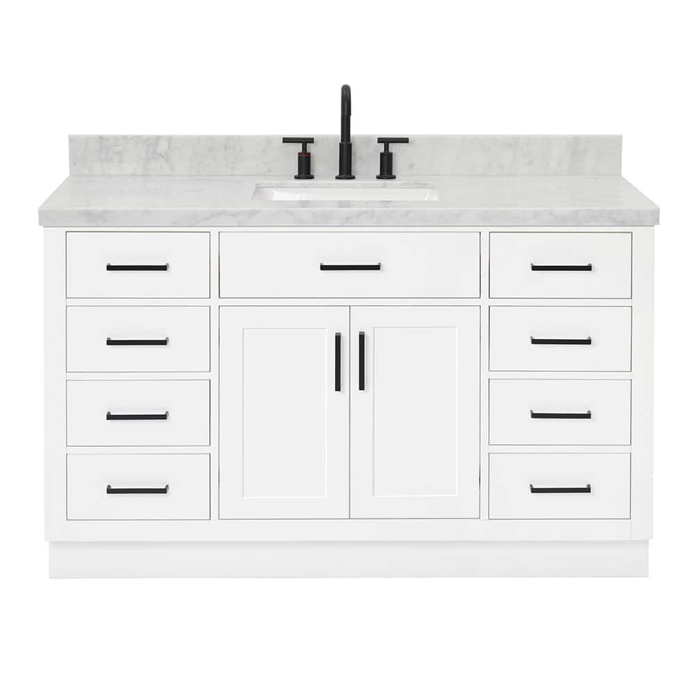 Ariel T055SCWRVO Hepburn 55" Free Standing Single Basin Vanity Set