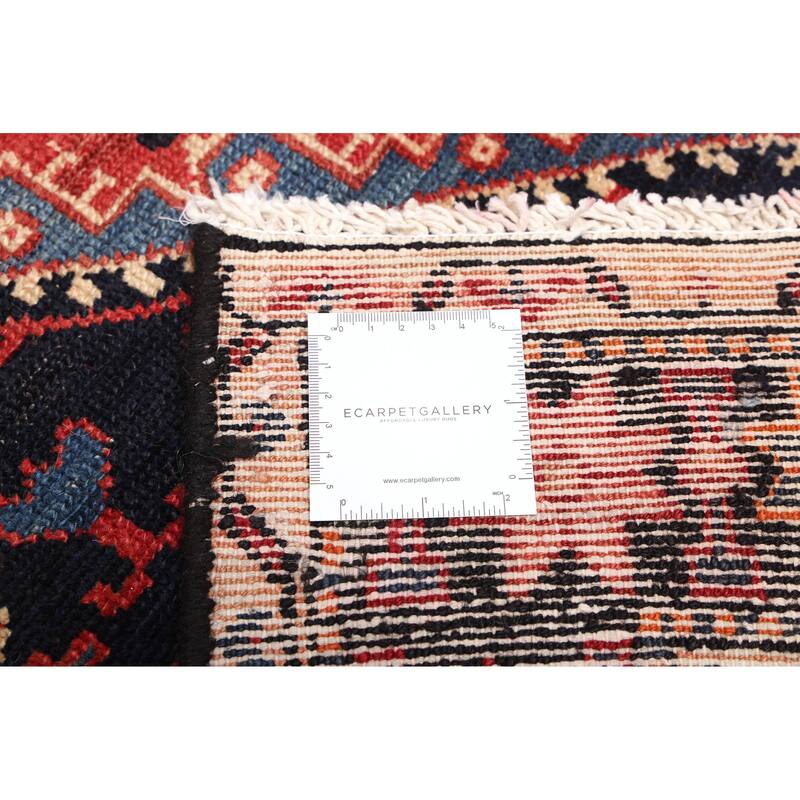 ECARPETGALLERY Hand-knotted Anatolian Vintage Dark Navy Wool Rug - 4'1 x 6'10