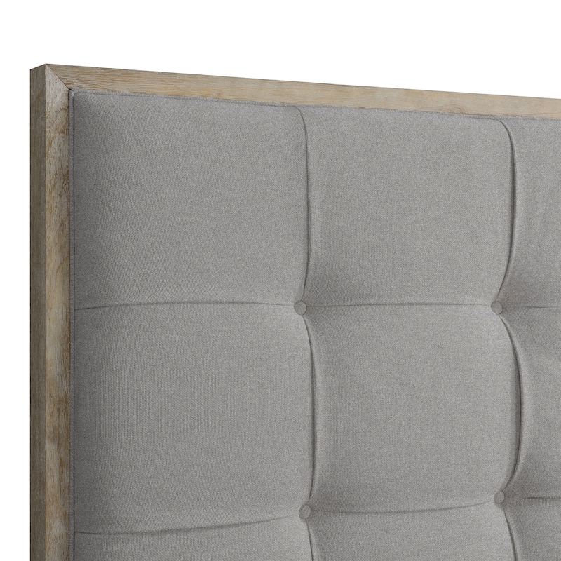 Abbyson Cape Cod Stain-Resistant Fabric Upholstered Bed