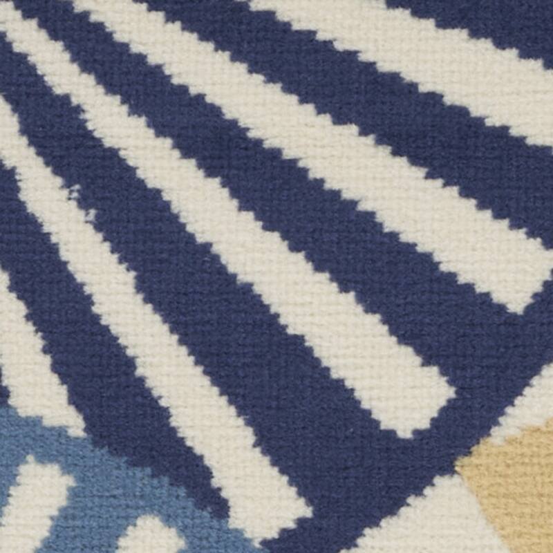 Lofiz Power Loomed Geometric Modern Durable Area Rug By HomeRoots