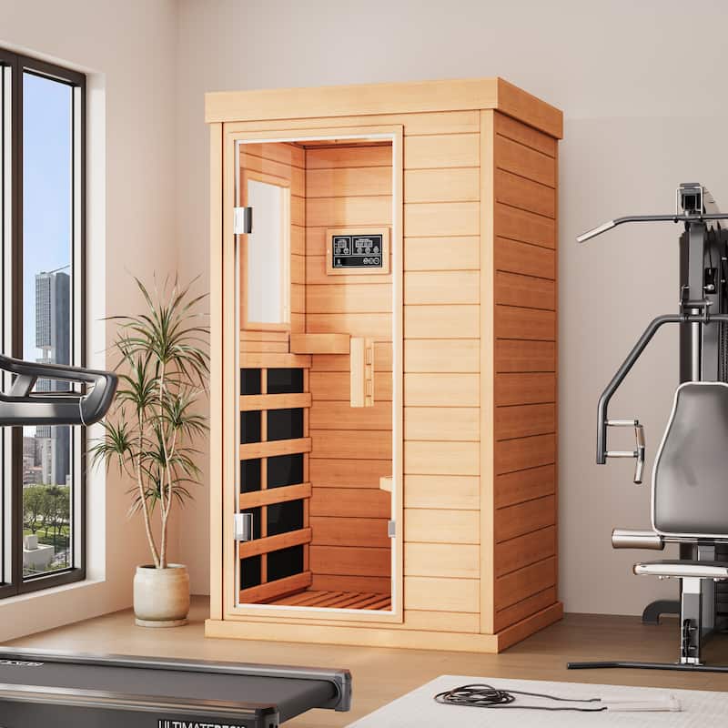 Infrared Sauna up to 4 Person with 15 Minutes Warm-up Heater Tube & Carbon Plate - Mini - Indoor