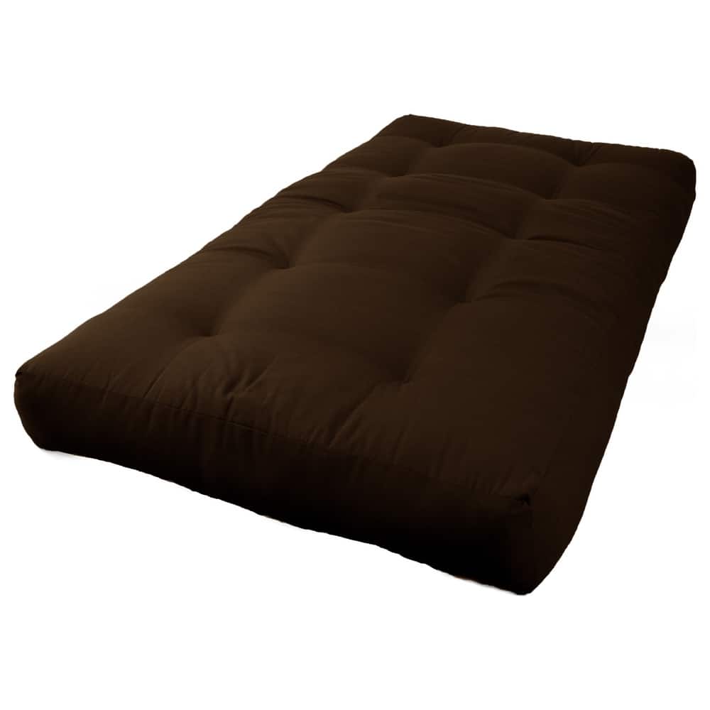 7-inch Thick Twill Futon Mattress (Twin, Full, or Queen)