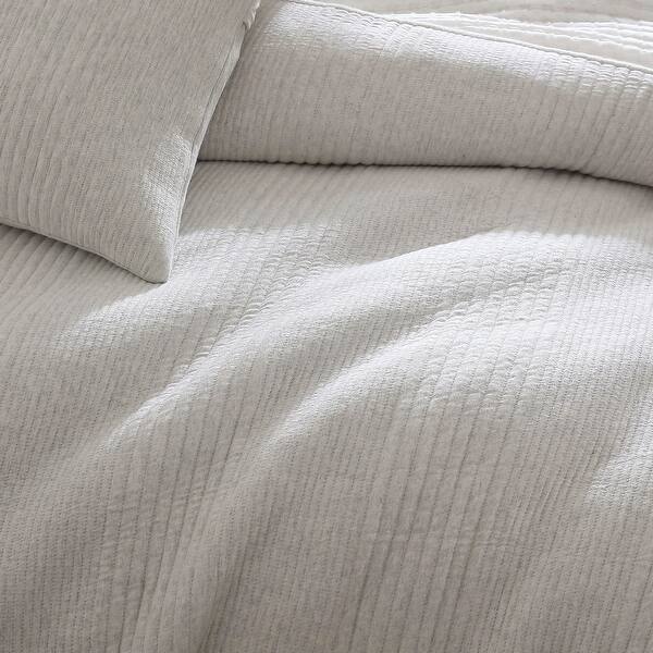 DKNY PURE Ribbed Jersey Comforter Set