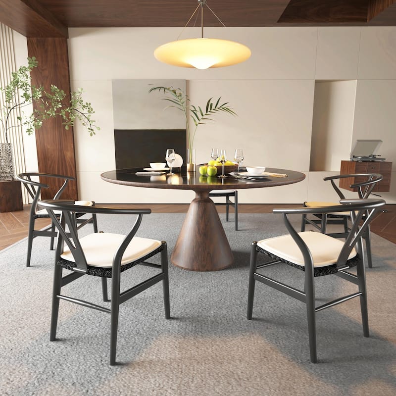 Solid Wood Weave Dining Chair