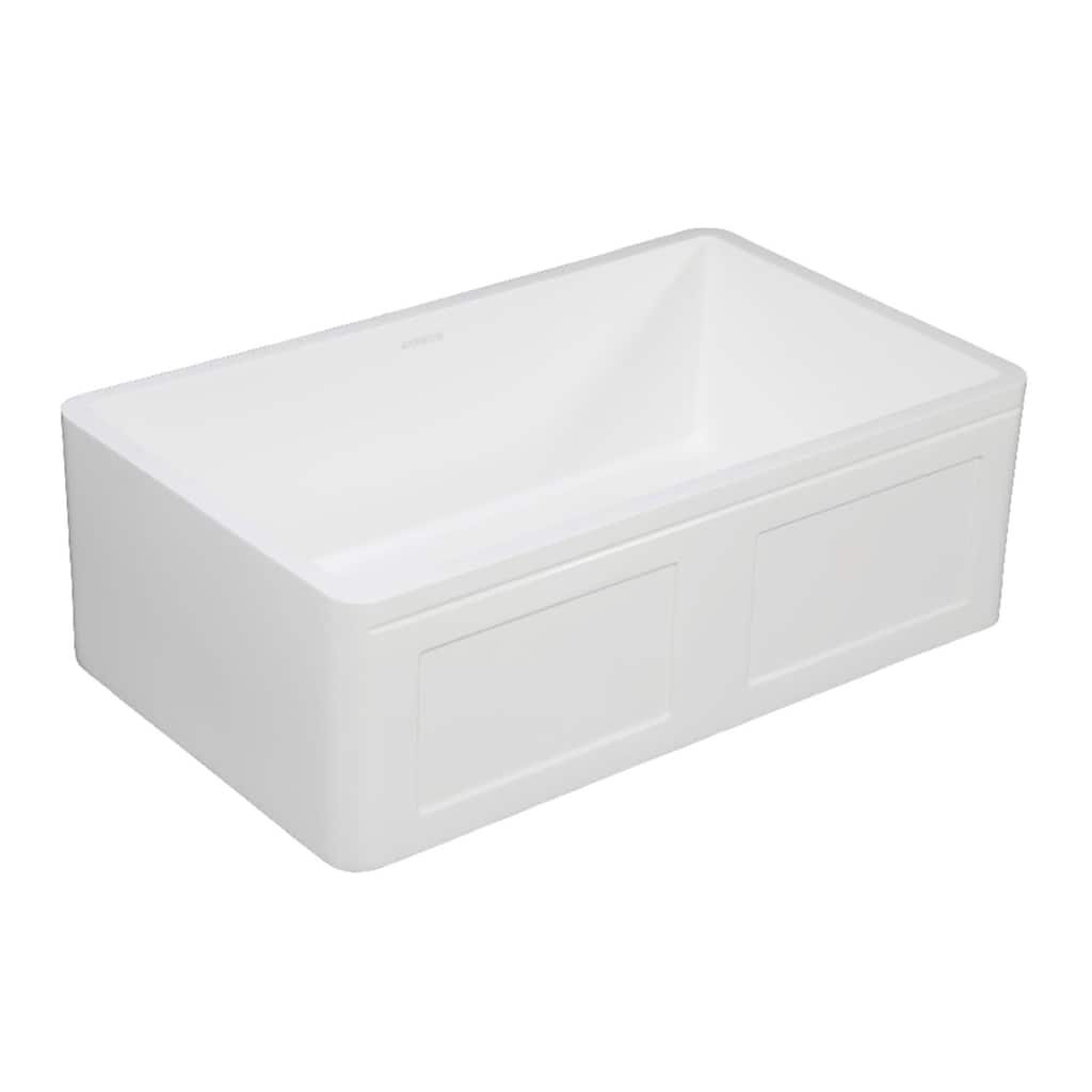 Kingston Brass Arcticstone 30" Farmhouse Single Basin Stone Composite