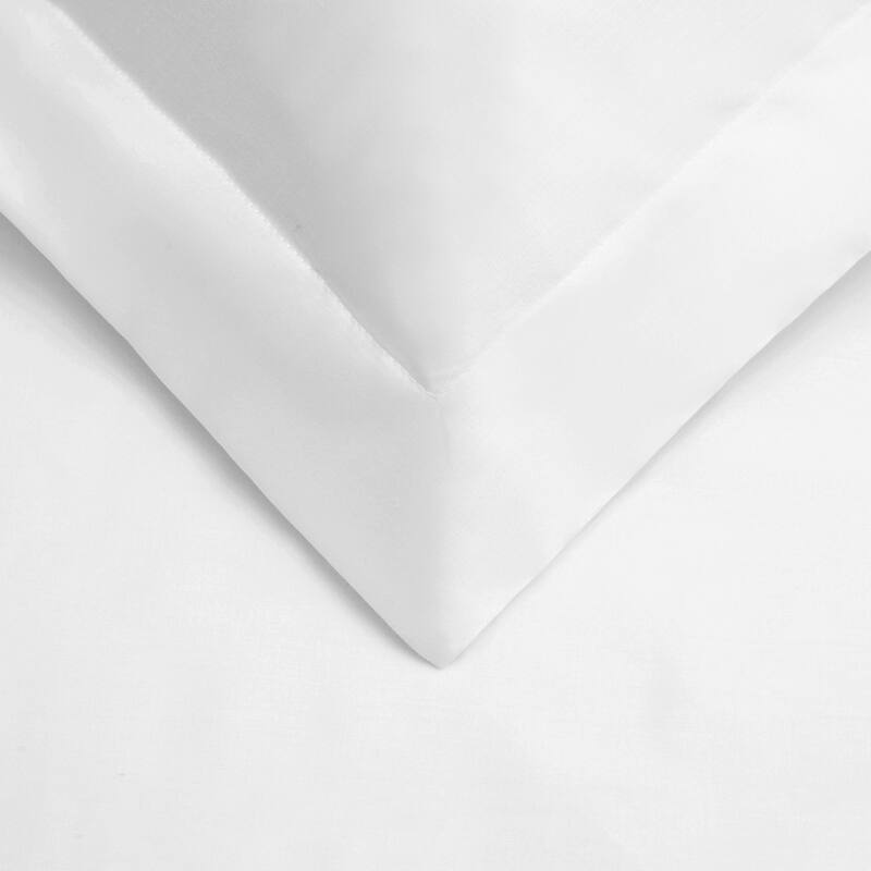 Superior 300-Thread Count Solid Egyptian Cotton Duvet Cover Set