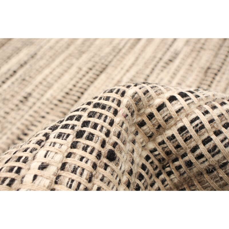 ECARPETGALLERY Hand Loomed Bungalow Wool Dhurrie