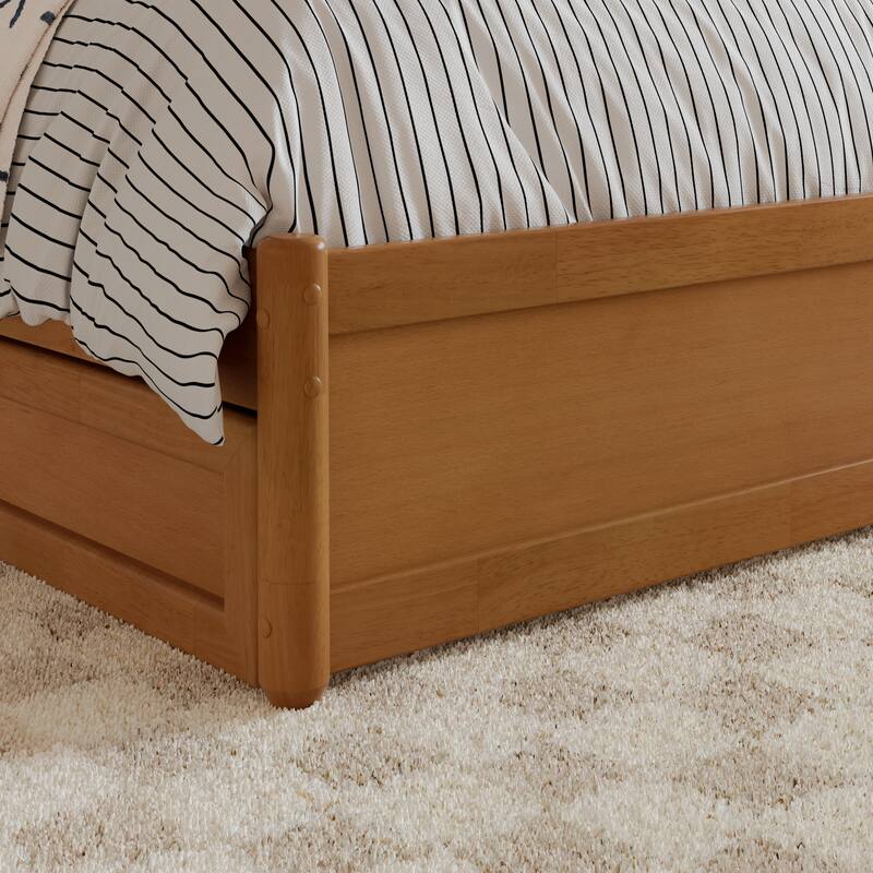 Clayton Platform Bed with Panel Footboard and Storage Drawers
