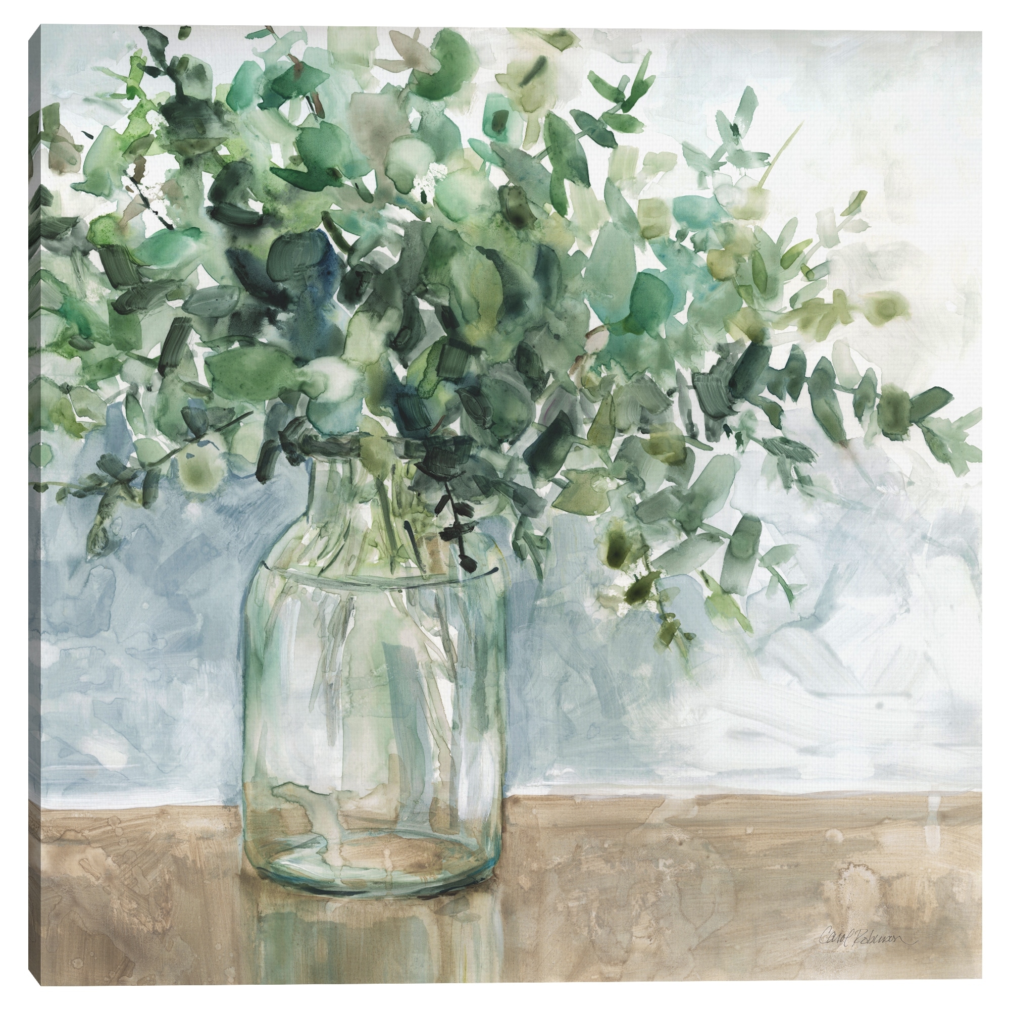 Eucalyptus Bouquet by Carol Robinson Canvas Art Print