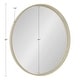 preview thumbnail 60 of 97, Kate and Laurel Travis Round Wood Accent Wall Mirror