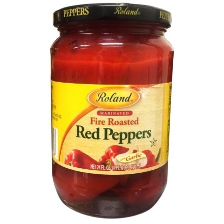 Roland Red Peppers - Roasted - Case of 12 - 24 Fl oz.