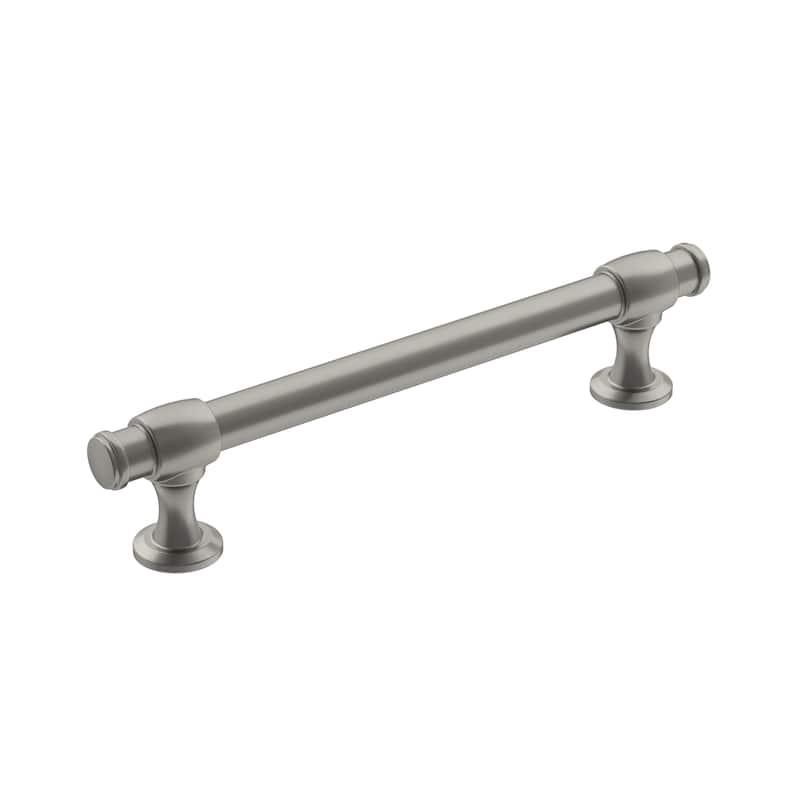 Amerock Winsome Kitchen Cabinet Pull - 5-1/16 in (128 mm) Center-to-Center - Satin Nickel