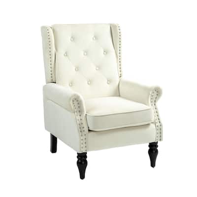 Mid Century Nailhead Decorative Armchair