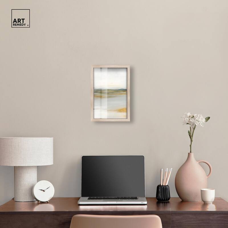 Misty Expanse I Shadowbox by Art Remedy