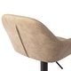 preview thumbnail 49 of 51, Glitzhome Set of 3 Mid-Century Modern Adjustable Swivel Bar Stools - Set of 3