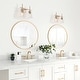 preview thumbnail 23 of 24, Modern 4/3/2-Light Farmhouse Linear Bathroom Vanity Lights Dimmable Wall Sconces with Clear Glass Shade